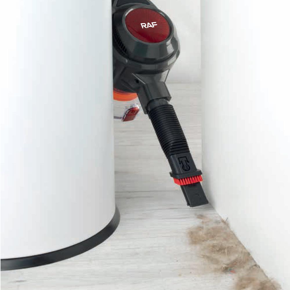 Aspirator Vertical RAF R8667, fara fir, cu acumulator, 100W, filtru Hepa, 2 accesorii, iluminare led