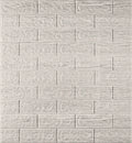 Tapet 3D Autoadeziv Caramida Crem Deschis 70x77cm Grosime 5mm