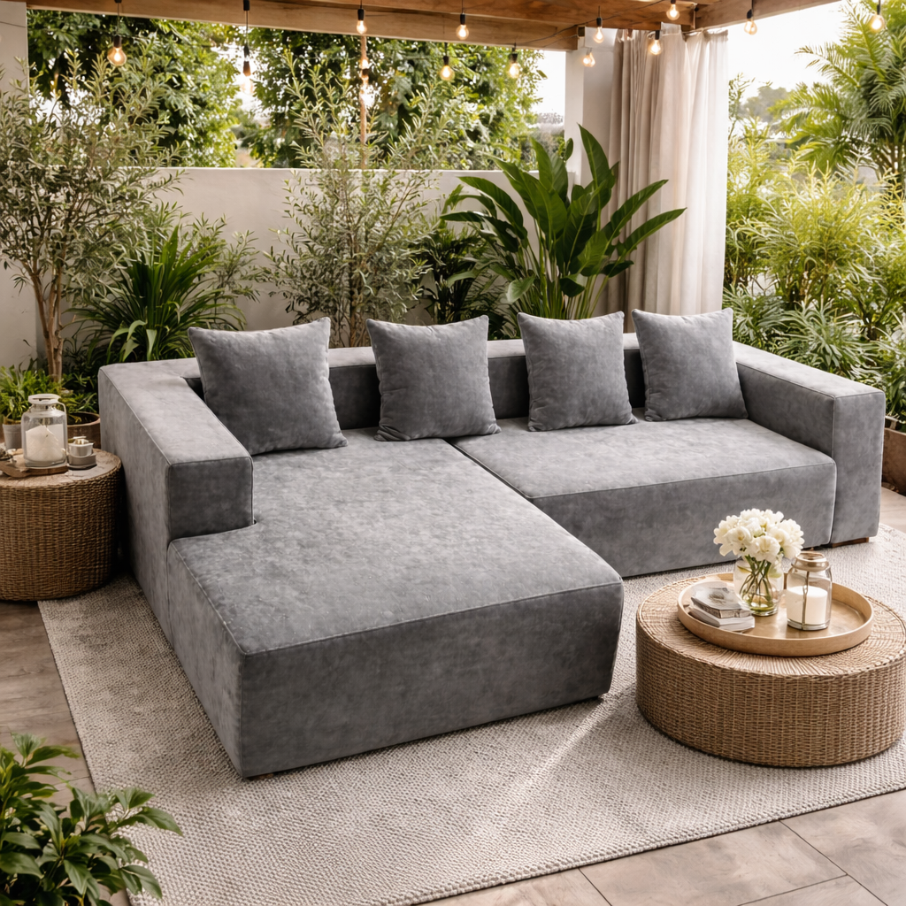 Canapea Coltar Premium Memory Foam C, 240 x 150 x 60 cm