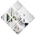 Set 32 oglinzi acrilice decorative design patrat