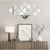Set 32 oglinzi acrilice decorative design patrat