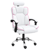 Scaun Birou Ergonomic Directorial Gri Piele Ecologica Spatar Reglabil 90-145