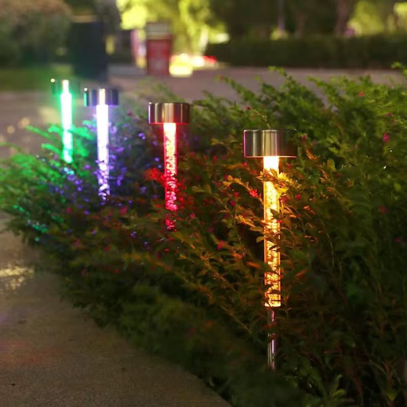 Set 4 Lampi Solare LED Exterior Gradina Iluminare Solara Impermeabil - detaliu produs
