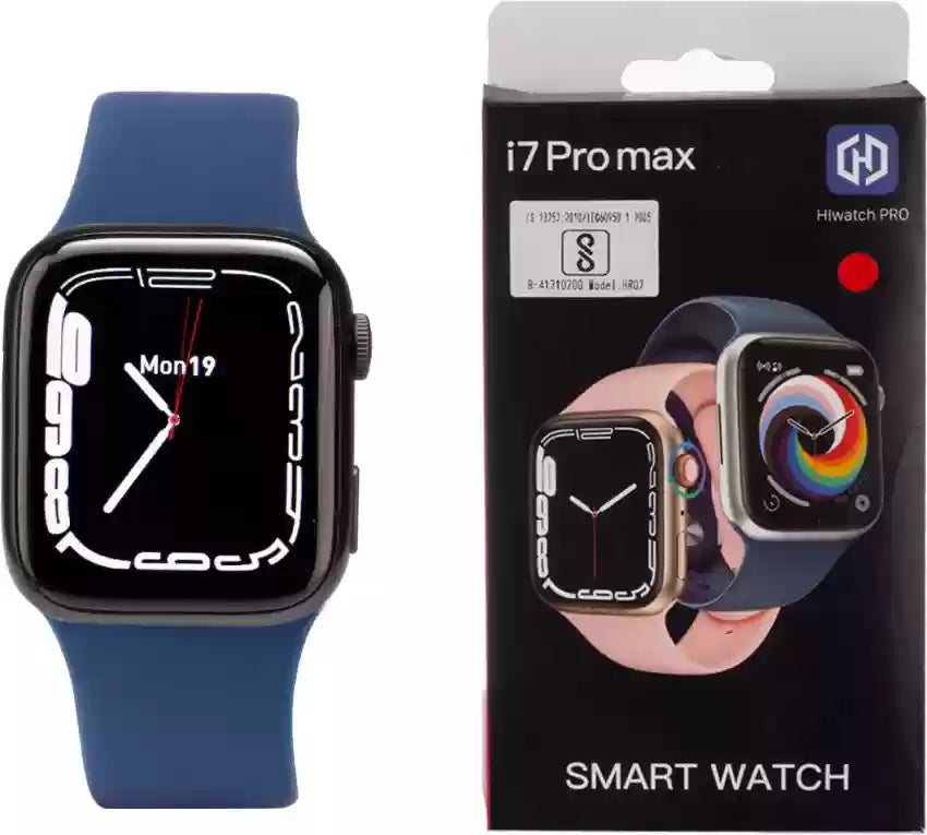 Ceas Smart I7 Promax, apeluri/sms/social media, monitorizare, somn, ritm cardiac, muzica, rezistent la apa,etc