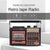 Radio retro portabil FP-319BT, 6 în 1 – Casetofon, MP3, Bluetooth, USB/SD, FM/AM/SW, Negru