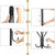 Cuier tip pom, cu multiple agatatori, 170 cm x 48 cm
