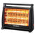 Radiator electric Hausberg HB-8761, 1500 W, 3 tuburi cu quartz, negru