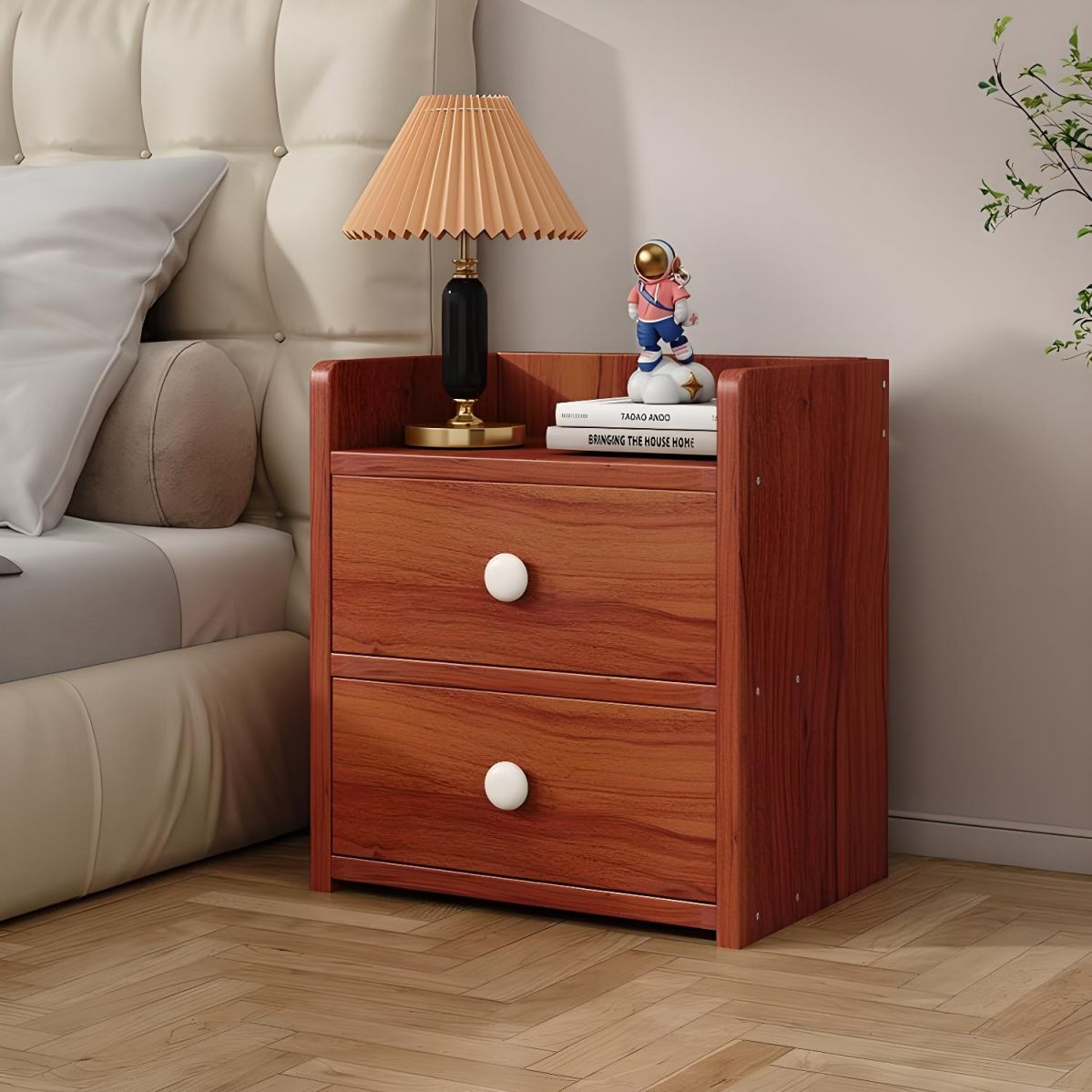 Noptiera minimalista din PAL cu 2 sau 3 sertare