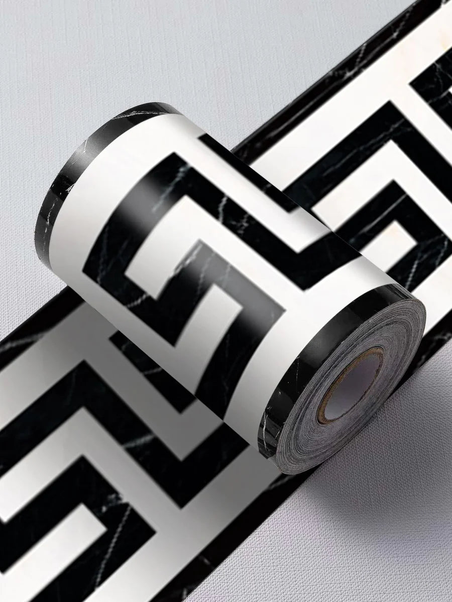 Plinta autoadeziva pentru pardoseala sau perete tip marmura, impermeabila, 10 x 500 cm