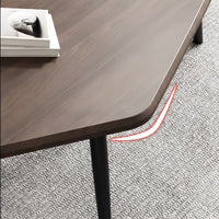 Set 2 mese cafea Gemini, design scandinav, model diamant, blat MDF 20mm - imagine 8