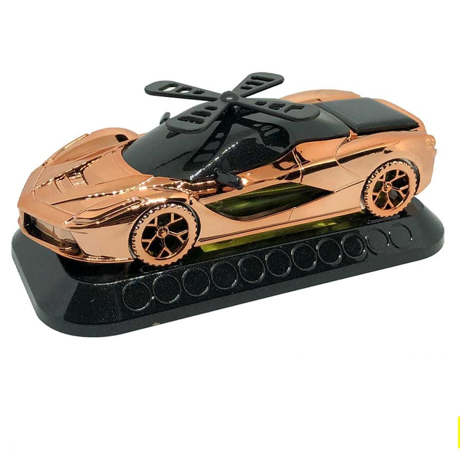 Odorizant solar pentru mașină cu placă de telefon, model masinuta, elice, difuzor de parfum