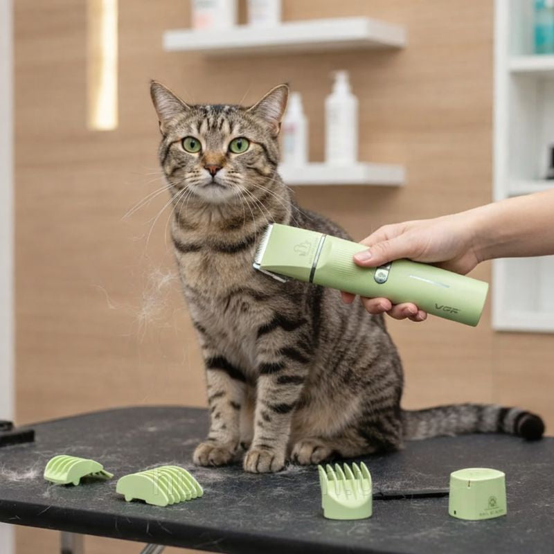 Masina de tuns cu acumulator 3 în 1 VGR V-219 pentru animale de companie
