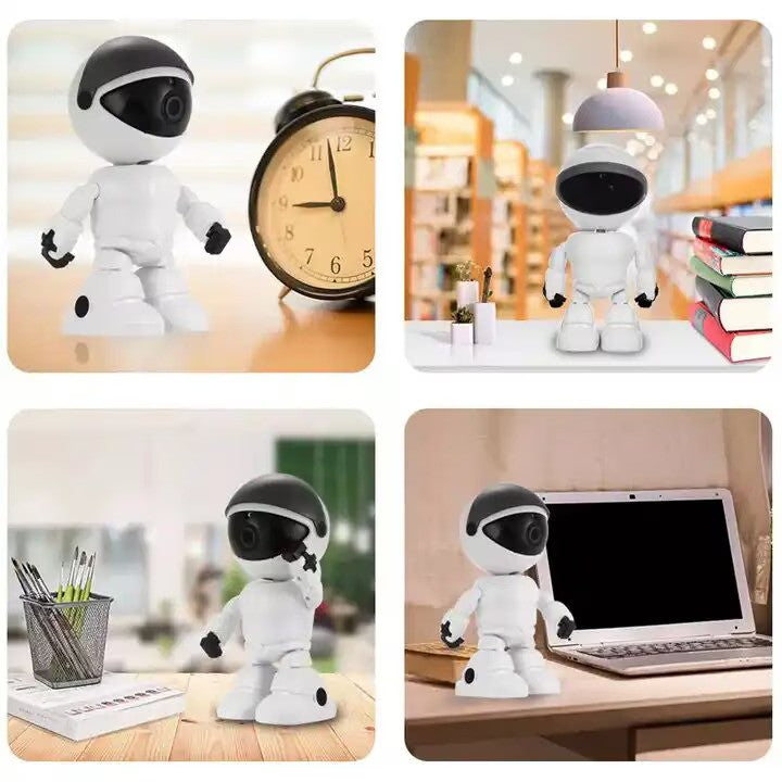 Camera Supraveghere Robot HD 1080P Wireless Audio Vedere Nocturna Infrarosu Rotire 360 Grade - detaliu produs