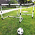 Set de joaca, 2 porti de fotbal cu pompa de umflat si minge de fotbal 85 x 60 x 42 см