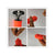 Set de joaca, 2 porti de fotbal cu pompa de umflat si minge de fotbal 92 x 61 x 48 cm