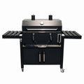 Gratar pe carbuni KLUGMEISTER FT01-070, material otel (husa inclusa), cu capac si roti de deplasare, suprafata gatire 72x43 cm