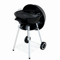 Gratar pe carbuni KLUGMEISTER KY22018A, material otel, cu capac si roti de deplasare, diametru gatire 54 cm, inaltime gatire 78 cm
