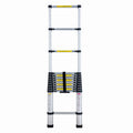 Scara telescopica din aluminiu MESTERINO TOOLS JL-101-3.8, 13 trepte, 3.8 metri, greutate maxima 150 kg