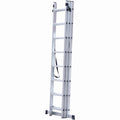 Scara combinata din aluminiu MESTERINO TOOLS JL-207-3X8, 5 metri, 3x8 trepte, greutate maxima 115 kg
