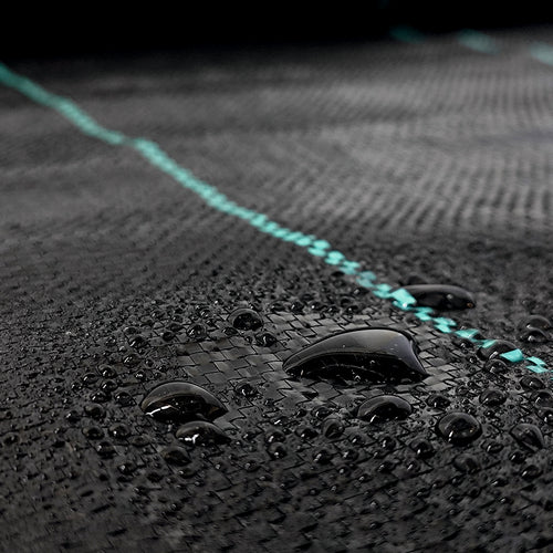Folie antiburuieni/mulcire din polipropilena, MESTERINO PP10002100, 2 m X 100 m, densitate 100g/mp culoare neagra cu dungi, protectie UV