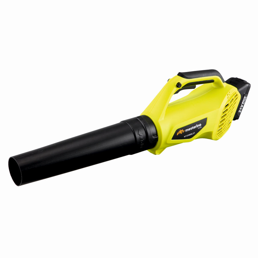 Suflanta frunze cu acumulator MESTERINO TOOLS NT20BBL01, putere 480W, debit 8.3 m3/minut, acumulator 2A / 21V, viteza aer 36 m/s
