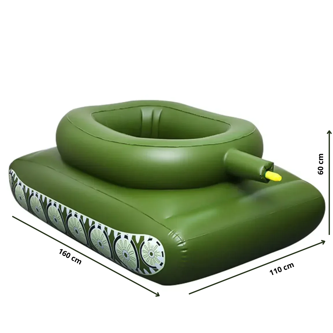 Tanc gonflabil piscina 160x110x60 cm cu pistol apa si patch din PVC 0.25mm