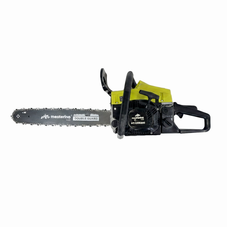 Drujba pe benzina MESTERINO TOOLS NT-CS5200, motor in 2 timpi, 52cc, 3 CP, lama de 18 inch, lant .325