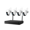 Sistem performant de supraveghere video ANNKE N58WHD+141DN*4, NVR 4 canale WiFi, 4 camere interior/exterior 3MP, Full HD, vedere nocturna IR, rezistent la intemperii