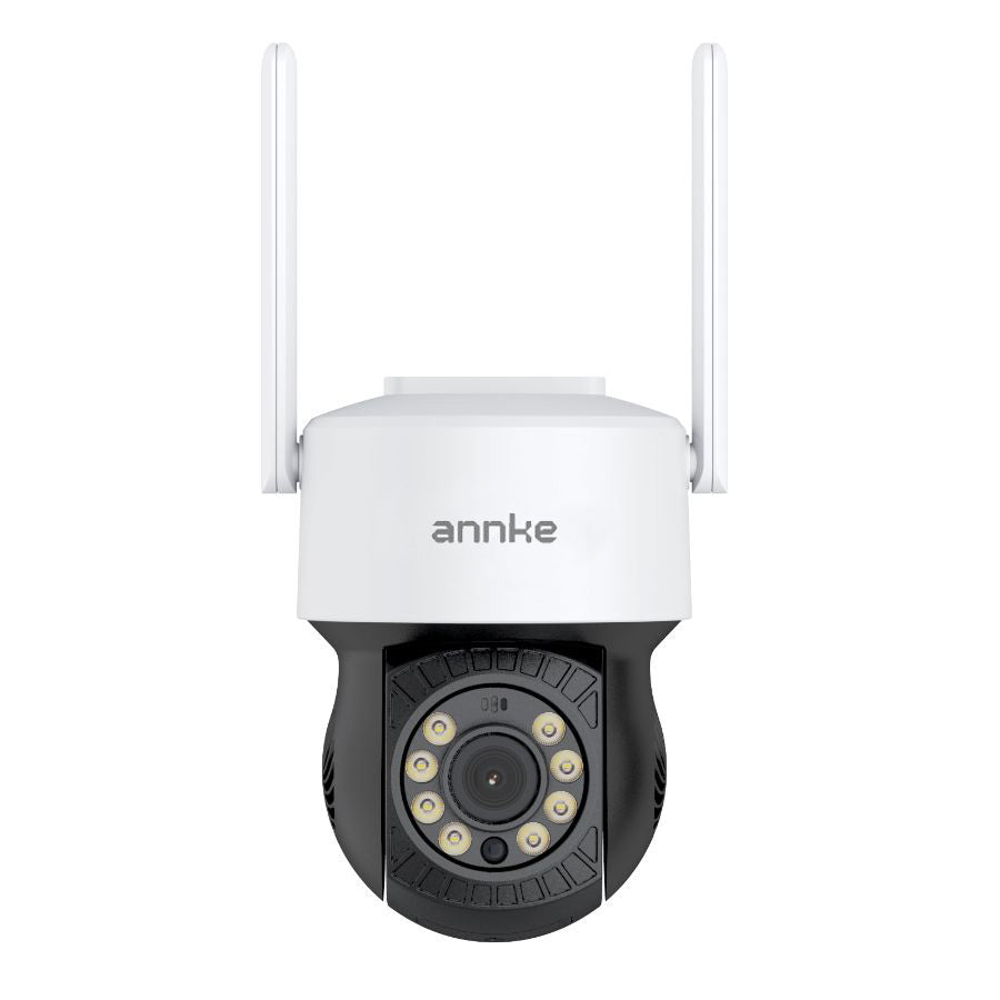 Camera performanta de supraveghere video ANNKE I81BE, de exterior, WiFi, 4MP, tip Dome, Super HD, Pan &amp; Tilt, comunicare audio bidirectionala, vedere nocturna IR, rezistenta la intemperii