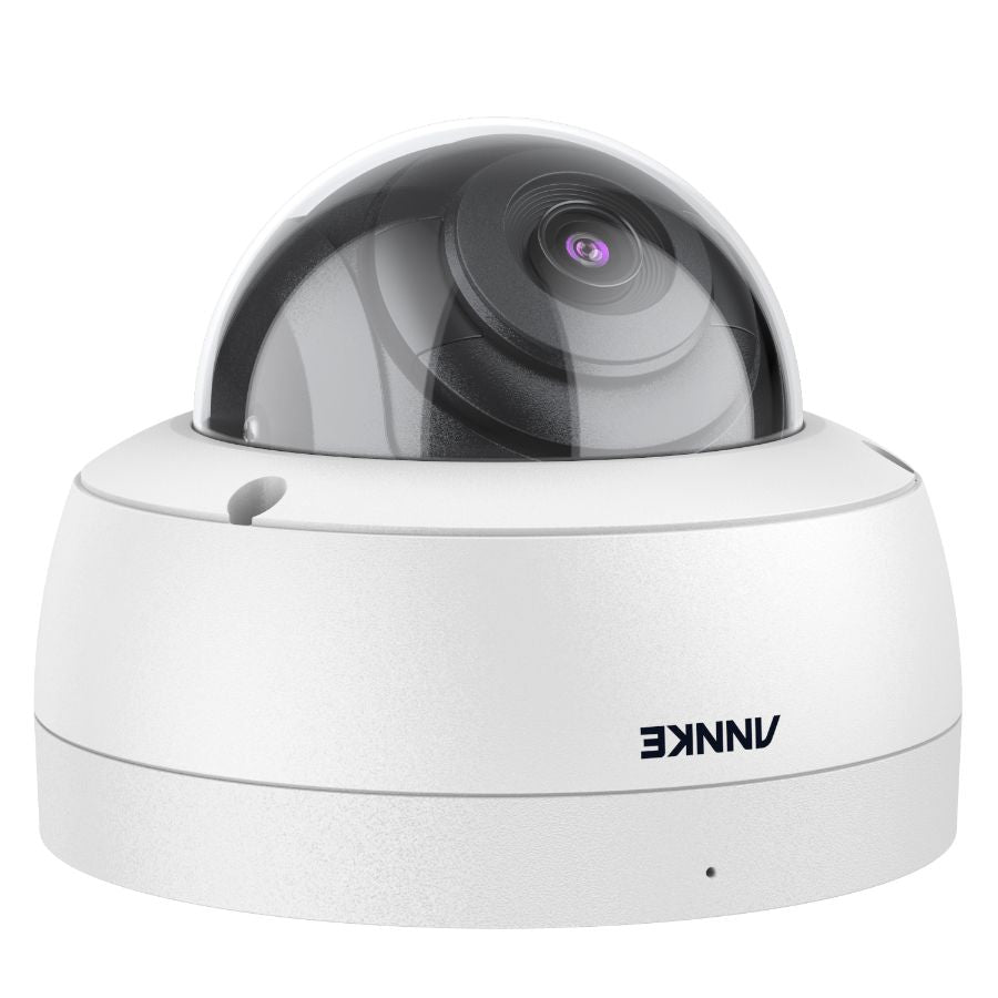 Camera performanta de supraveghere video ANNKE I51DN, PoE, tip Dome, interior/exterior, 5MP, Ultra HD/2k+, vedere nocturna IR, audio, rezistenta la intemperii