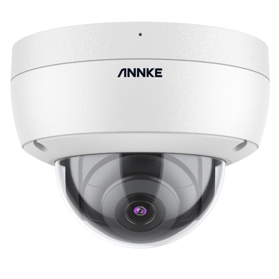 Camera performanta de supraveghere video ANNKE I51DN, PoE, tip Dome, interior/exterior, 5MP, Ultra HD/2k+, vedere nocturna IR, audio, rezistenta la intemperii