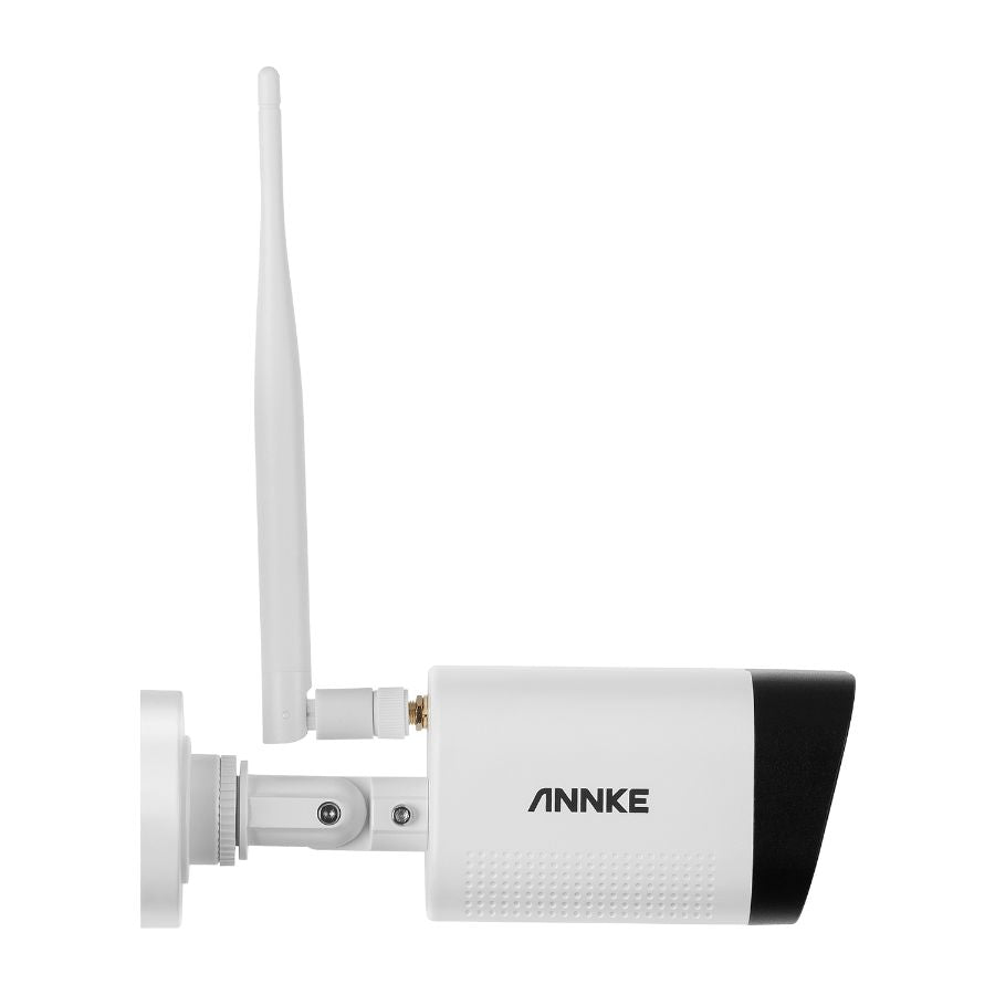 Sistem performant de supraveghere video WiFi ANNKE N48WHR+I71GK*8, NVR 8 canale, 8 camere tip Bullet interior/exterior 3MP, Super HD, vedere nocturna IR, audio, rezistent la intemperii