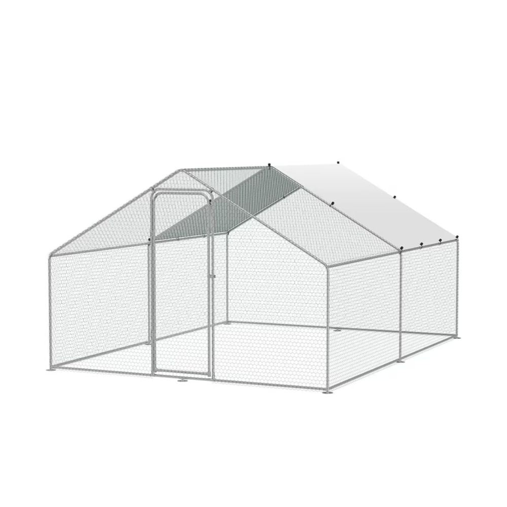 Cotet / tarc pentru pasari 3 x 4 x 2 m din otel galvanizat MESTERINO TOOLS MTGC-034