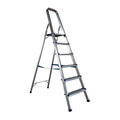 Scara pliabila din aluminiu cu platforma MESTERINO TOOLS MTJL-302-1x6, 6 trepte, 1.7 metri, greutate maxima suportata 120 kg