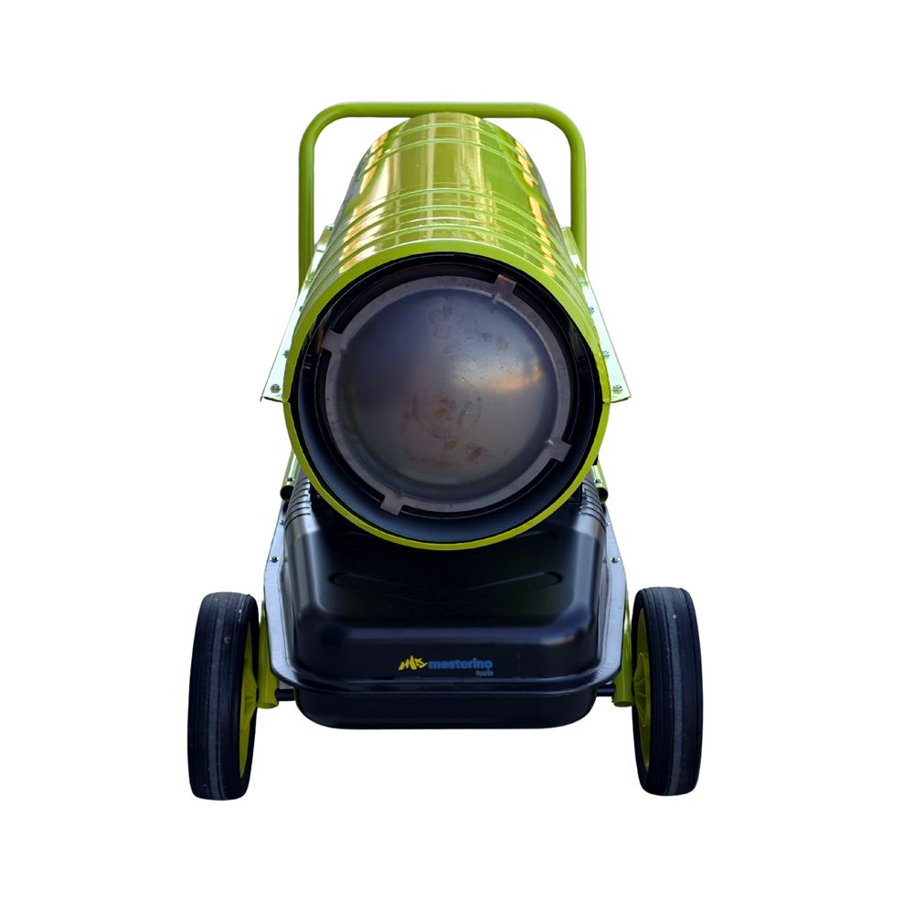 Tun de caldura pe motorina MESTERINO MTRY-150, putere 150 KW, ventilator 590 W, volum de aer 1300 m3/h, capacitate rezervor combustibil 68 litri