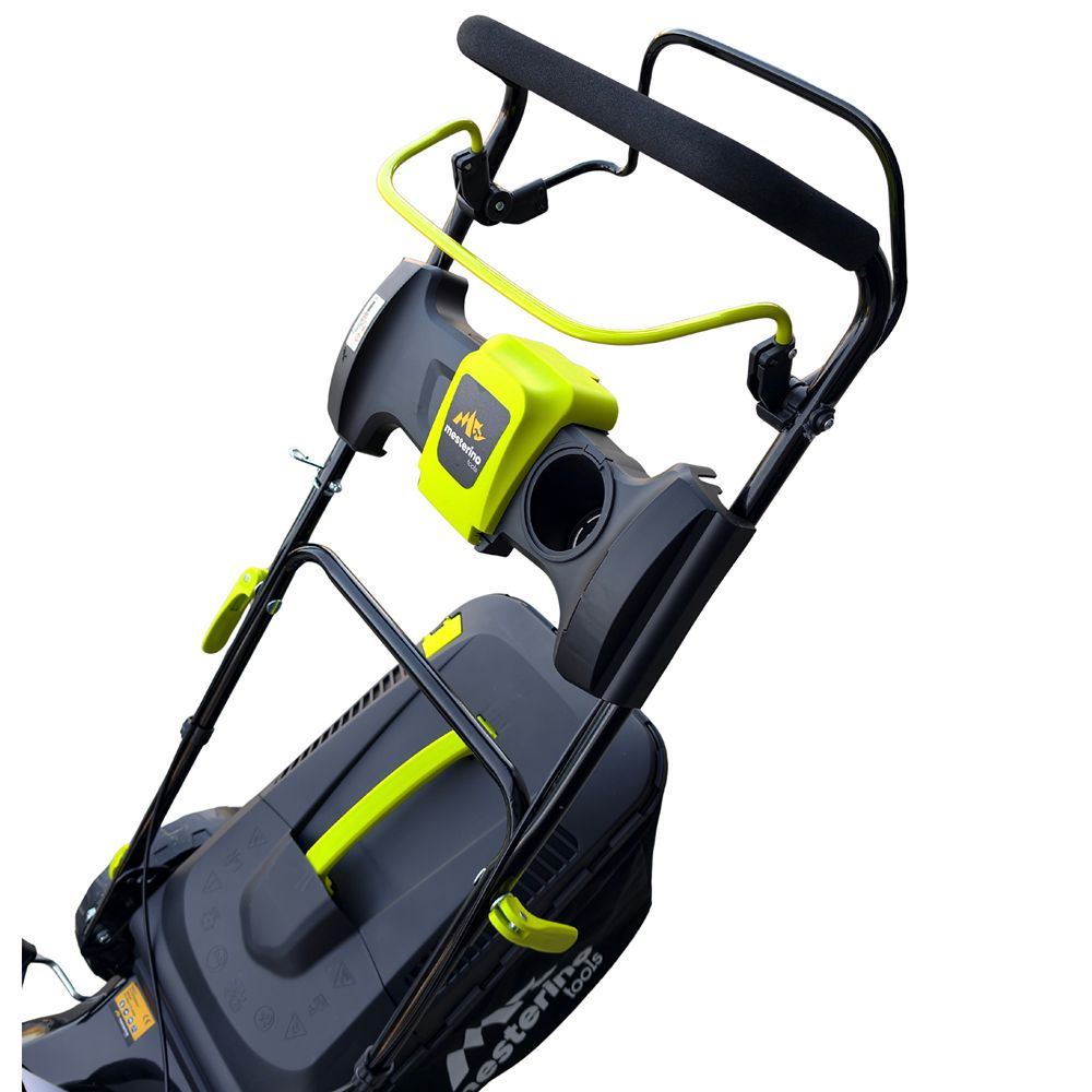 Masina autopropulsata pentru tuns iarba/gazon MESTERINO MTBJXPM51N-224, motor 4T LONCIN 224 cmc, 6.1 CP, latime taiere 51 cm, 8 nivele de taiere, sac colector 60 litri, evacuare laterala si mulcire