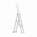 Scara combinata din aluminiu MESTERINO TOOLS MTJL-207-3X10, 6.77 metri, 3x10 trepte, greutate maxima 115 kg