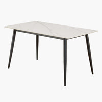Masă de dining moderna din piatra sinterizata - imagine 4