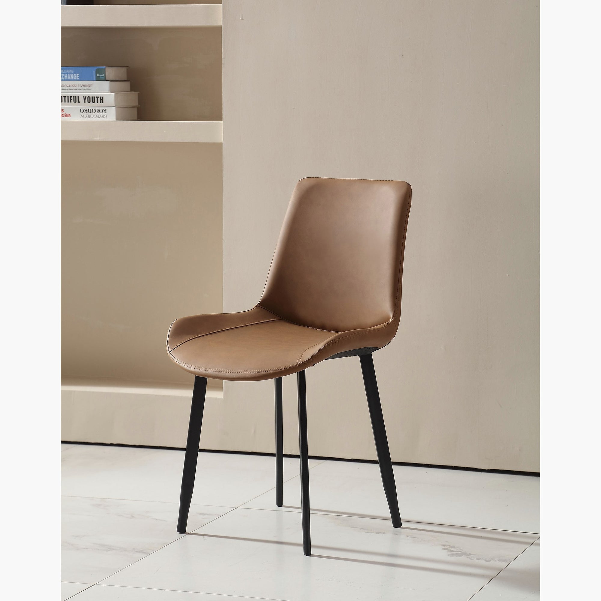 Scaun de dining design scandinav, aspect minimalist, 50 x 46 x 83 cm
