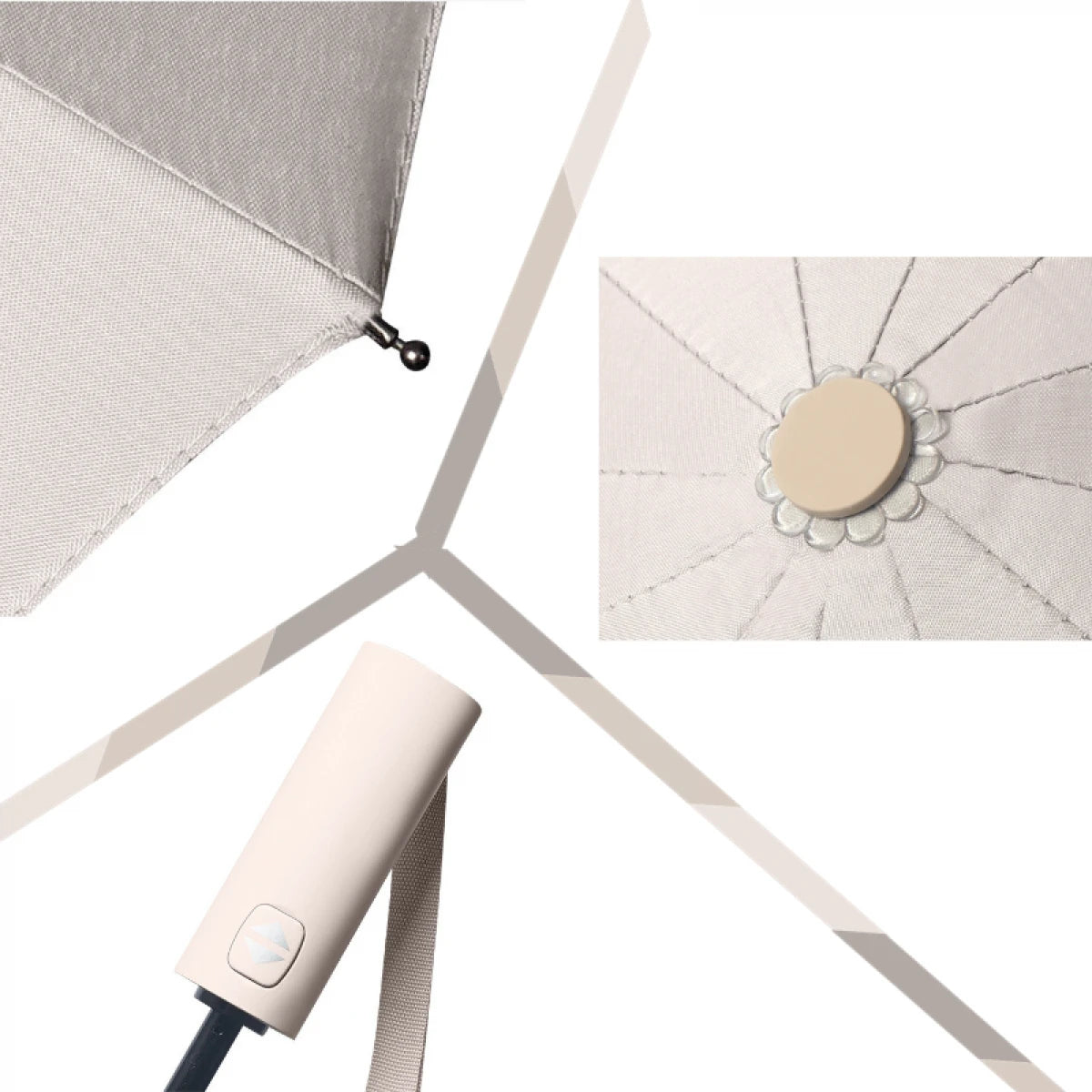 Umbrela telescopica automata, impermeabila, protective UV, rezistenta la vant, 104 cm