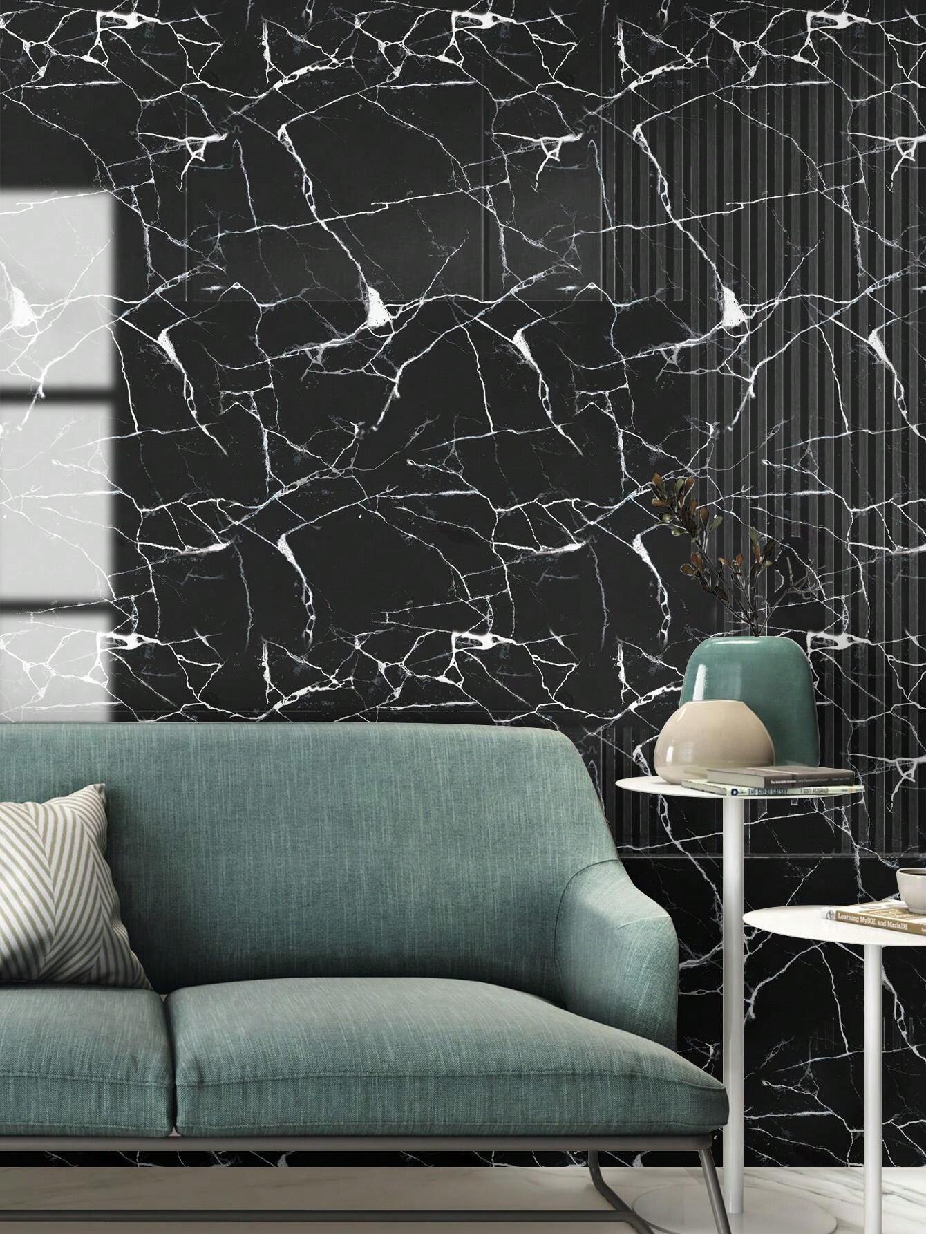 Rola Tapet 3D Autoadeziv, model imitatie marmura 3D, 40x300 cm, rezistent la apa