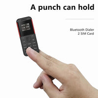 Mini telefon Dual Sim BM222, 68 x28 mm - imagine 10