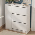 Pantofar Gizem cu usi basculante, dulap pantofi 105.2 x 35.4 x 116.5 cm capacitate 12-16 perechi, mobilier hol compact, PAL melaminat 18 mm clasa E1, mecanism flip-down pentru acces rapid, stil modern scandinav