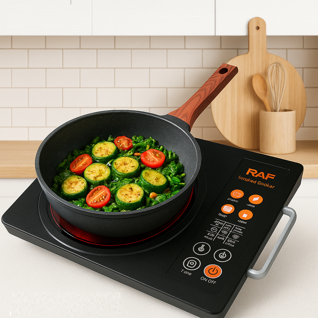 Plita Electrica cu Control Tactil, Plita de Gatit cu Incalzire Radianta Infrarosu, 3500W