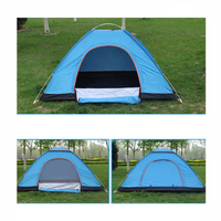 Cort camping cu deschidere automata pop-up, impermeabil, protectie UV, 2 usi - imagine 8