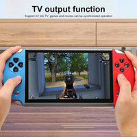 Consola jocuri portabila X12 Plus, display 7 inch, TV-Out, 5000 jocuri - imagine 3