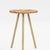 Masuta decorativa rotunda cu picioare din lemn, stil scandinav, 34x34x45 cm