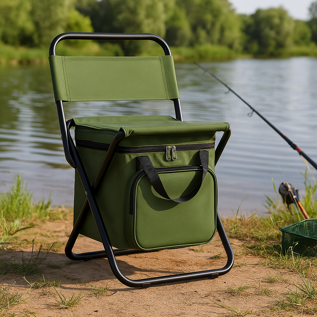 Scaun pliabil cu geanta termica