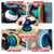 Aparat Polish Auto, 2 Acumulatori 12V, fara fir, portabil, 2500-5000 Rpm, 8 Viteze, Albastru/Negru