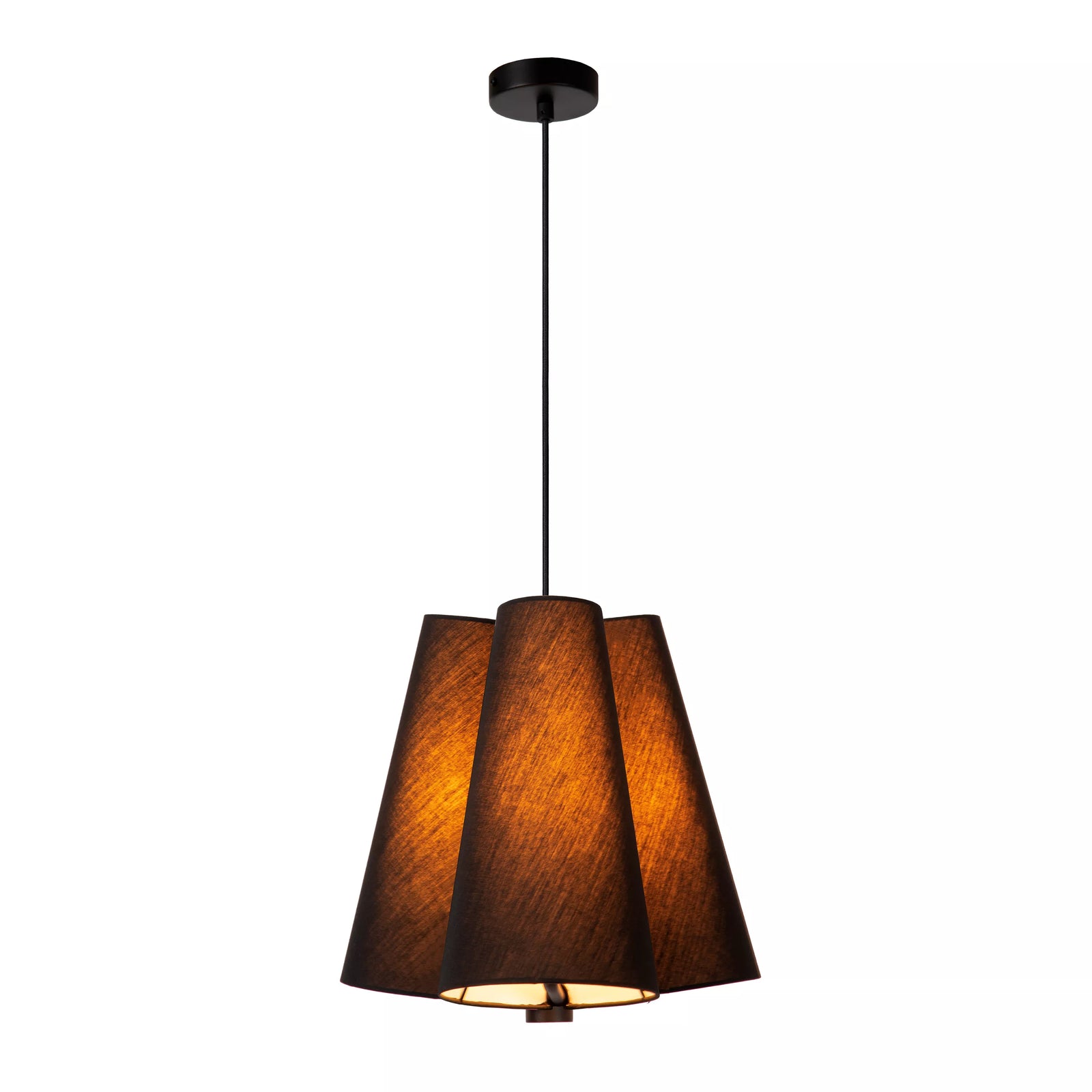 Lustra Moderna Pendul Negru E27 Diametru 34cm Design Contemporan - detaliu produs